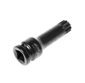 Бита-головка ударная JTC 447718 (1/2", SPLINE, М18, L=78 мм)